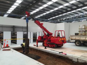 screw piling machine
